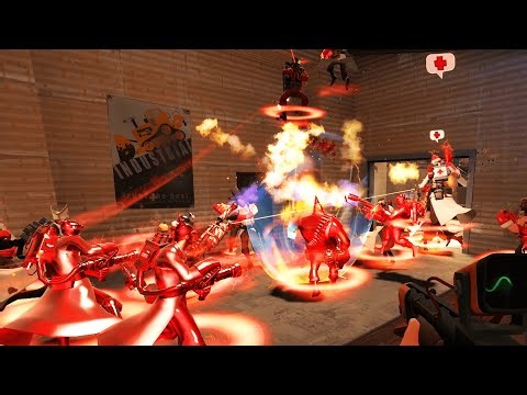 Team Fortress 2 Versus Saxton Hale Gameplay (64 Players)