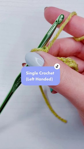 Left-Handed Single Crochet Tutorial for Beginners