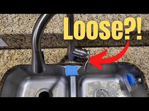 DIY: Tightening a loose Moen kitchen faucet handle