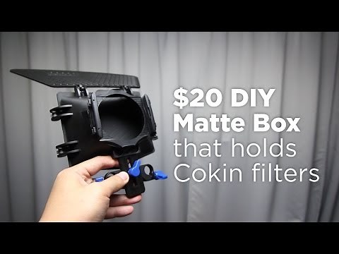 $20 DIY Matte box that hold Cokin P filters tutorial by Chung Dha