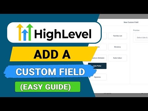 How to Add a Custom Field in GoHighLevel - Easy Guide