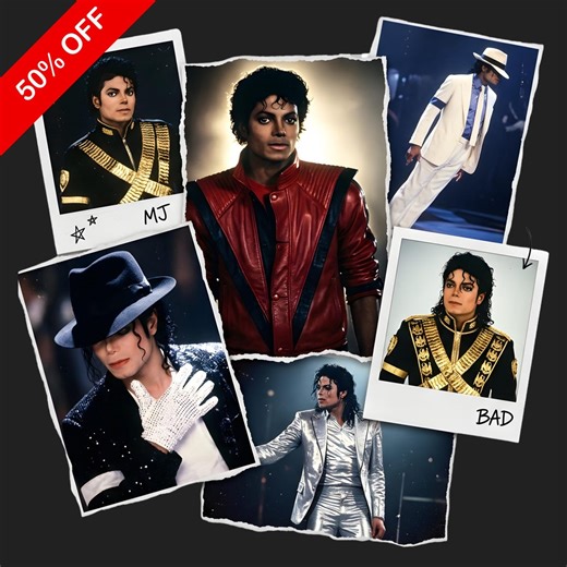 Michael Jackson Collage PNG, King of Pop Fan Art, Retro Music Graphic (digital Download) - Etsy