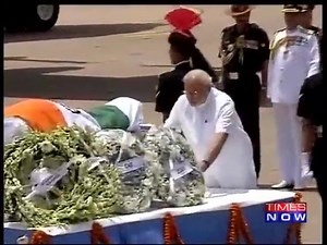 361K views · 6.4K shares | Prime Minister Narendra Modi pays his last respects to Missile Man of India, Dr APJ Abdul Kalam. | TIMES NOW | Facebook