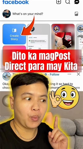 17K views · 964 reactions | Dito ka direct mag Post para Kumita ka #story #stories #tips #facebookstory #contentmonetizationbeta #paanokumitasastory #storyearnings | Tomboy Tv | Facebook