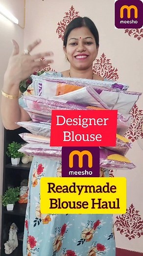 Meesho designer blouse #meesho #meeshoblouse #blouse #meeshohaul #meeshotrendz #readymadeblouse | Traditional Stylist Priyanka
