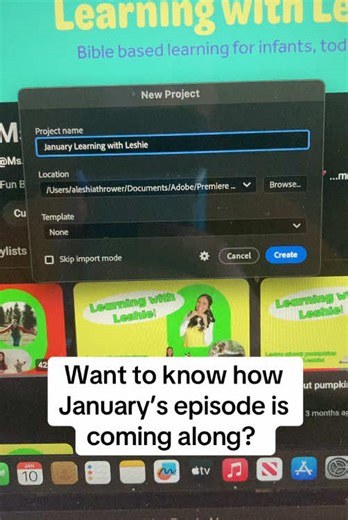 New Learning with Leshie episode coming soon! I have been blessed with three sweet helpers that are determined mom does not work today. 😂 I promise it’ll be will out soon! 🫶🏻 stay tuned and subscribe so you don’t miss it! 💛 #learningwithleshie #christianmom #babylearning #ToddlerLearning #preschool