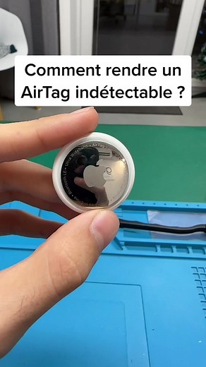 Aujourd’hui je vous explique comment modifier votre airtag afin de le rendre indétectable #airtag #apple #traceur #gps #tech #pourtoi #custom #iphone #foryou