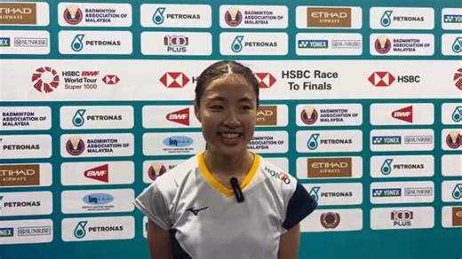 NozomiOkuharaFancier on Instagram: "Nozomi's post-match interview of Malaysia Open She always has her aims, her target . A person who has a strong determination of her badminton. 📷©️Badminton Asia #nozomiokuhara #奥原希望 #malaysiaopen2026"