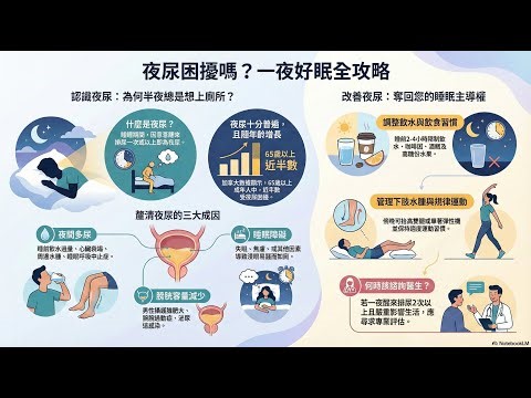 半夜一直起床尿尿？ 睡眠權威授解決方法