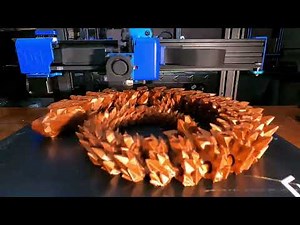 Crystal Articulated Dragon 3D Print