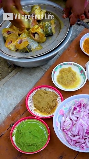 Village Cooking- Carp Fish Gravy Cooking Recipe #fish #village #cooking #recipe | Village Food Life