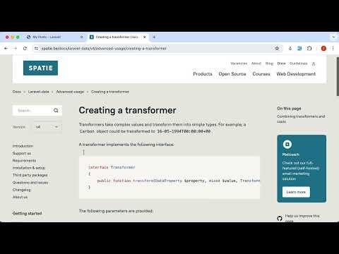 Laravel Data Package Overview