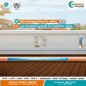 Reliable Plumbing, Guaranteed! 💪 With APL Apollo CPVC Pipes, experience strength, durability, and smooth water flow—every time. Say goodbye to leaks and hassle, and trust the experts for all your plumbing needs! 🔧 For more information about CPVC Pipes,visit https://apollopipes.com/cpvc-plumbing-system #APLApollo #NeverCracksUnderPressure #CPVCPipe #HarPressureSeBeasar #CPVC #MadeForLife #APLBond | Apollo Pipes Limited