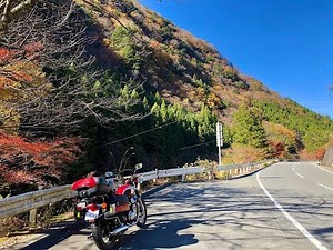 Ｗ８００で紅葉を求めて・・・【山梨県早川渓谷へツーリング vol１】