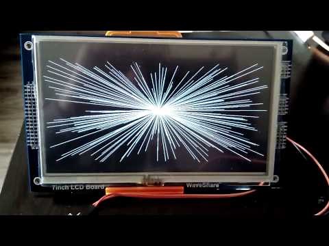 RA8875 I2C Arduino UNO Demo