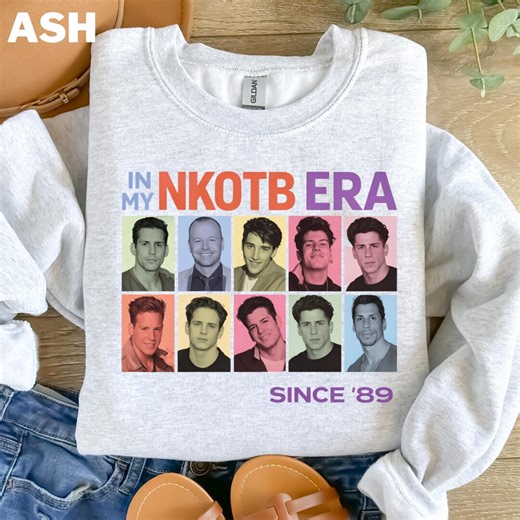 In My NKOTB Era Since '89 Sweatshirts, New Kids on the Block T-shirts, NKOTB Rock Fan Tees, NKOTB Concert Hoodie, Classic Rock Concert Tee - Etsy