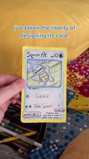 Designing a Pokemon Card for Stitch with Pikachu and Toothless