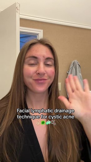 Facial Lymphatic Drainage Technique for Cystic Acne