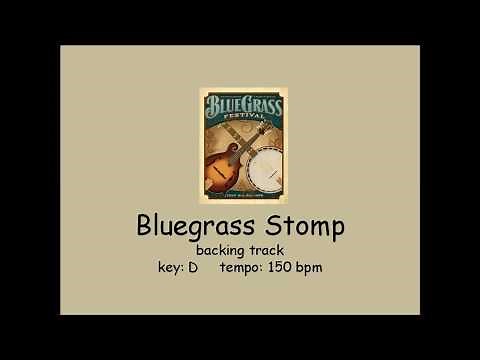 Bluegrass Stomp backing track