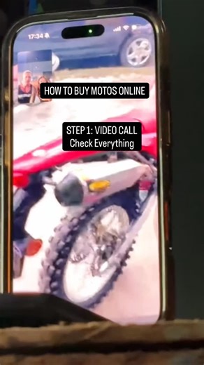 Julian Tellier | Motorcycle Creator Coach on Instagram: "DON’T GET SCAMMED BUYING SECOND HAND ⬇️ Confidently buy any motorcycle from anywhere without seeing it by following these steps… STEP 1: Video call with the seller is one of the clearest signs you have a trustworthy seller. Ask a lot of questions here, ask to see every aspect of the motorcycle and also ask if the moto needs anything or if it’s ready to travel cross country now STEP 2: Hire a trustworthy shipper that is known to handle moto
