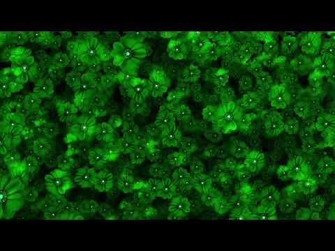 Green Flowers Background