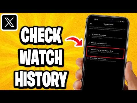 How To Check X Watch History