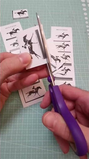 Animación stop motion studio Eadweard Muybridge caballo papel capcut papercut