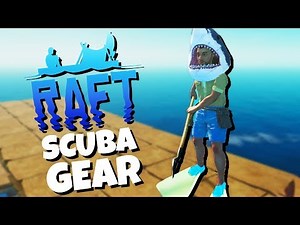 UNLOCKNIG the RAFT SCUBA Gear and Epic SHARK HAT! - Raft Gameplay