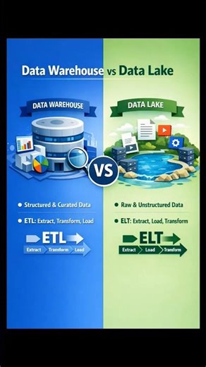 Data Warehouse vs Data Lake