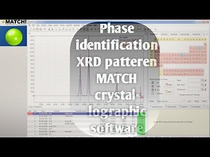 Phase identification of XRD diffraction data