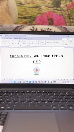 🌸 Flower Emoji Unicode Codes | Type These in MS Word Using ALT + X #shorts #youtubeshorts