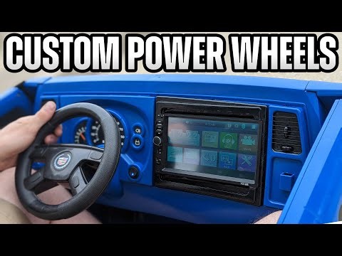 Custom Power Wheels - Subwoofers, Touch Screen Radio, Under glow & More!