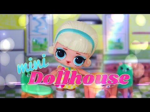 DIY - How to Make: Printable Mini Dollhouse Perfect for LOL Surprise | Shopkins | Little Kingdom &