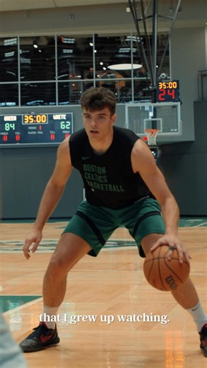 Basketball is in Hugo's DNA 🧬 Learn more about his journey to the NBA in Next Up: https://bit.ly/44QYqI8 | Boston Celtics