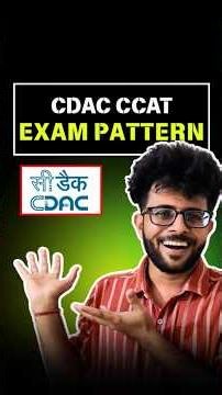 CDAC C-CAT Exam Pattern 2026🔥 | Sections, Marks & Strategy!