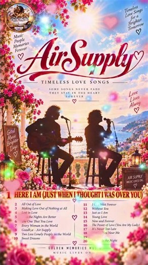 Here I Am - Air Supply Greatest Hits ❤️ Best Romantic Love Songs of All Time