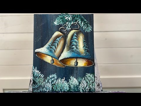 How To Draw And Paint CHRISTMAS BELLS 🔔