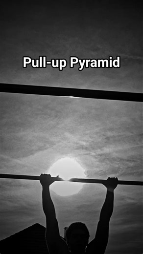 Pull-up Pyramid #calisthenics #challenge #pullups #training #skills #muscleup #sunset #sun #sky
