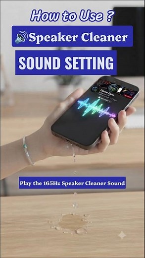 How to Clean Phone Speaker & Remove Water | Speaker Cleaner Sound Setting 🔊