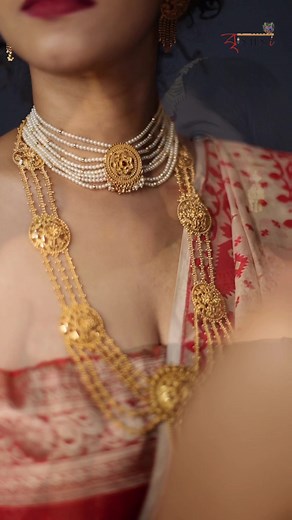 19K views · 145 reactions | ❣️When Tradition Meets Trend ❣️ #brishni #brishnidivas #bengali #bengalifashion #jewelry #bridal #bengalibride #jewellery #fashionjewellery #kolkata #kolkatamua #goldplated #goldplatedjewelry | Brishni - Jewellery | Facebook