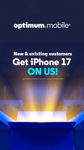 Get iPhone 17 ON US + 50% OFF iPad. Terms apply. | Optimum | Facebook