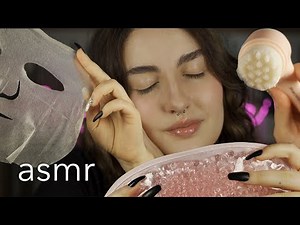 asmr en español - Limpieza y Masaje FACIAL - ASMR para DORMIR en minutos - Ale ASMR :)