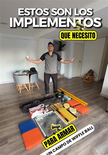 Implementos para armar un campo de Wiffle Ball