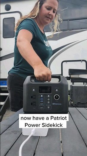 4Patriots Power Sidekick Mini Solar Generator @thereal4patriots #4patriotspartner #4patriot