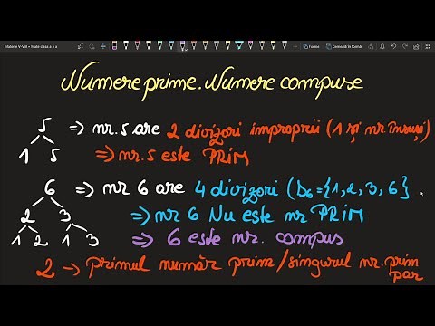 Numere prime si numere compuse clasa a 5 a Teorie Exercitii(Invata Matematica Usor-Meditatii Online)
