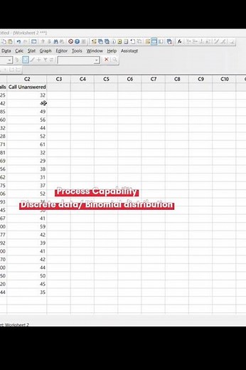 Binomial Process Capability using Minitab #shorts #ytshorts #youtubeviralshorts