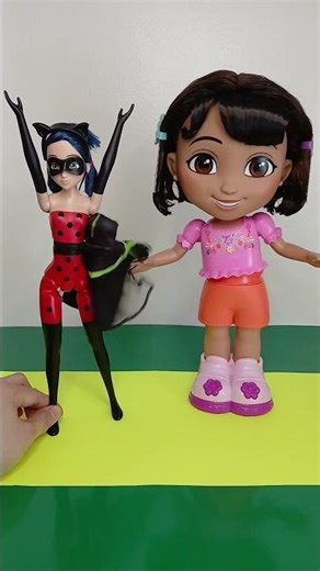 Unique Dora Dance with meDora and transforming miraculous doll
