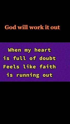 God will work it out #gospel #gospelmusic #christiantiktok #gospellyrics #gospel_tiktok