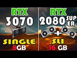 RTX 3070 8GB Single vs RTX 2080 Super SLI 8GB X 2 | I9 11900K - TEST IN 10 GAMES