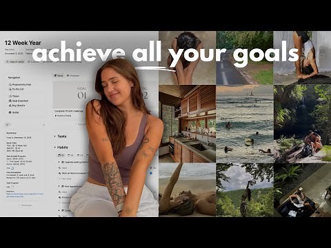how I’m planning my 2026 goals on Notion ⭐️ 12 week year template